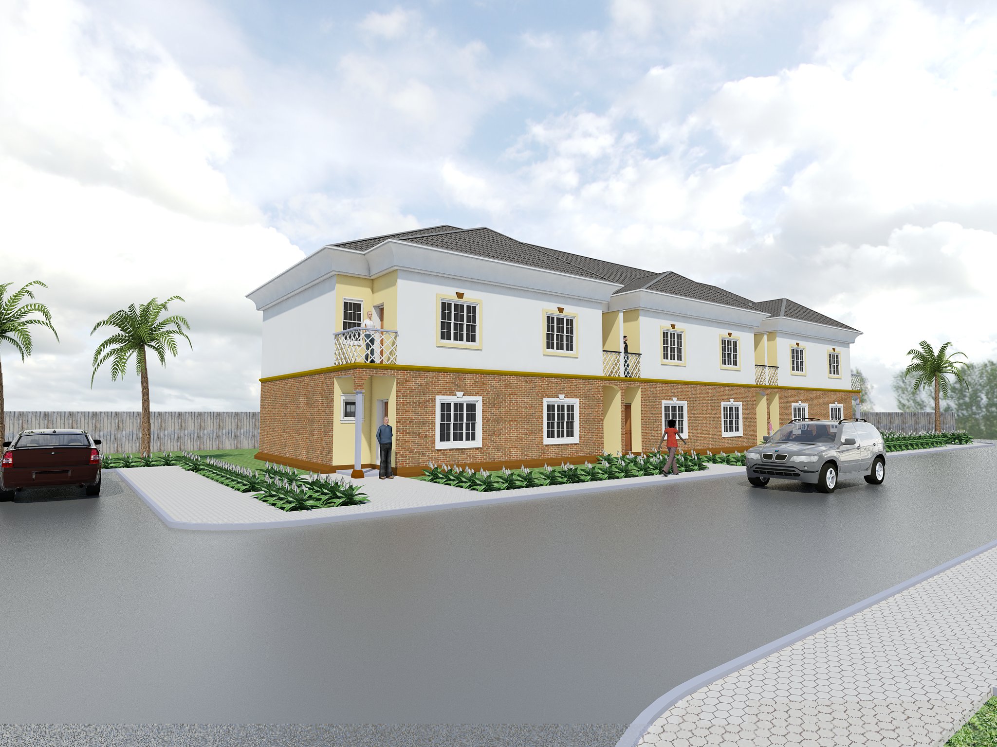 Two Bedroom Terrace Houses Ajah Lekki Peninsula Lagos Nigeria Qudus Homes